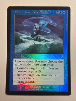Mystic Confluence - Retro Frame FOIL - Time Spiral Remastered - NM MTG - Image 1