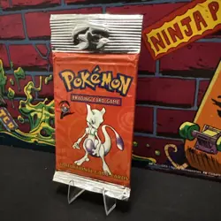 Pokemon Base Set 2 Booster Pack (Mewtwo Artwork) Vintage WoTC 2000 Long Crimp - Image 3
