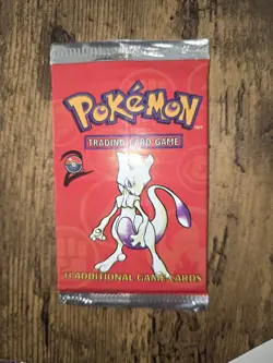 Wizards of the Coast Pokemon Base 2 Booster Pack- Mewtwo Art 9781575309712 - Image 1