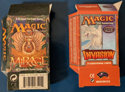 Magic the Gathering 4x Empty Deck Boxes collectible vintage MTG Urza tempest - Image 3