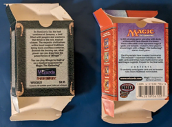 Magic the Gathering 4x Empty Deck Boxes collectible vintage MTG Urza tempest - Image 4