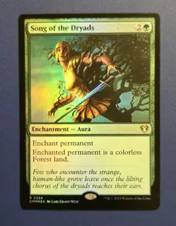 Song of the Dryads - Foil - NM - MTG Commander Masters - Image 1