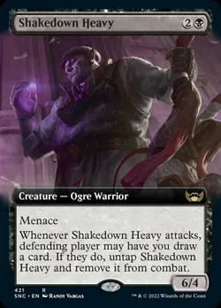 Shakedown Heavy (Extended Art) Streets of New Capenna - Near Mint Foil - Image 1
