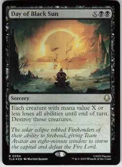 MTG Day of Black Sun Foil NM Avatar: The Last Airbender Magic 94 - Image 1