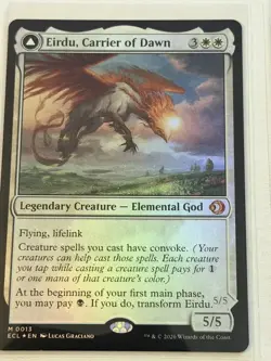 Eirdu, Carrier of Dawn // Isilu, Carrier of Twilight Lorwyn Eclipsed Foil 13 - Image 1