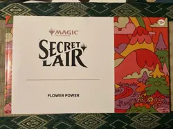 Non-Foil Flower Power Full Art Land Secret Lair MtG SEALED - Image 1