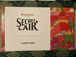 Non-Foil Flower Power Full Art Land Secret Lair MtG SEALED - Image 3