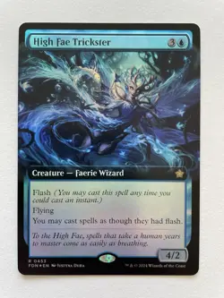 MTG High Fae Trickster EXTENDED ART FOIL 0453 ECL - Image 1