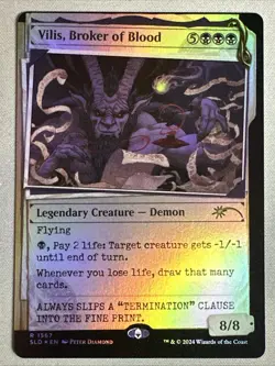 MTG / Vilis, Broker of Blood / SLD / #1567 / RAINBOW FOIL / Rare / NM - Image 1
