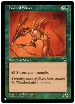 Horned Sliver - The List Reprints - Mystery Booster 2 - MTG - NM/M - Image 1