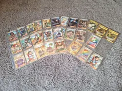 Pokemon TCG Gold Trainer Card Holo Full Arts 31x Pokemon Card Bundle Lot - Image 1
