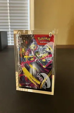 Pokemon TCG: Mega Evolution Factory Sealed Enhanced Booster Box w/ Acrylic Case - Image 3