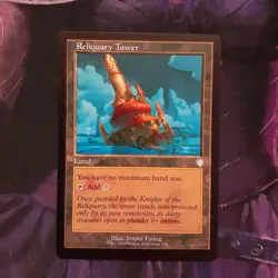 Reliquary Tower Retro MTG NM Near Mint BRC The Brothers' War Commander - Image 1