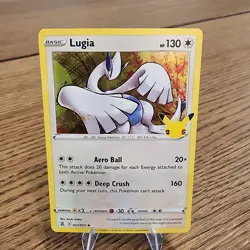Pokemon TCG Lugia Holo Rare Card Celebrations Series 022/025 NM - Image 1