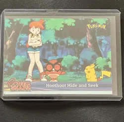 Topps Pokemon Johto League Champions Foil Screen Snaps! Hoothoot Hide And Seek - Image 1