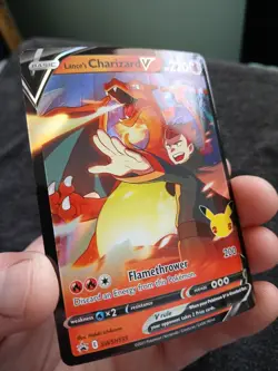 Pokemon TCG Lance's Charizard V SWSH133 Celebrations Black Star Promo NM - Image 3