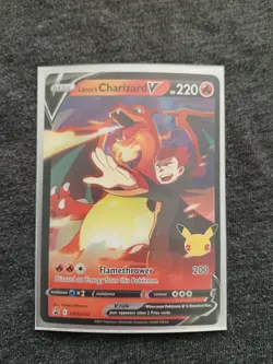 Pokemon TCG Lance's Charizard V SWSH133 Celebrations Black Star Promo NM - Image 4
