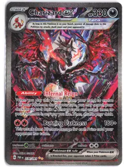 Charizard ex 234/091 Special Illustration Rare Paldean Fates Pokemon - Image 1