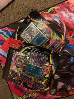 Pokemon Phantasmal Flames ME02 -Set of 2- Sneasel/Weavile 3-Pack Blister - Image 1