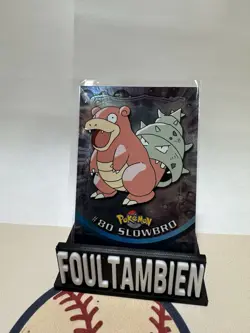 2000 topps pokemon tv animation Edition Slowbro Foil Card - Image 1