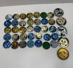 Lot Of 40 Pokemon Coins Mixed Some Duplicated - Image 1