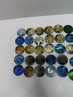 Lot Of 40 Pokemon Coins Mixed Some Duplicated - Image 2