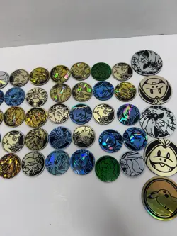 Lot Of 40 Pokemon Coins Mixed Some Duplicated - Image 4