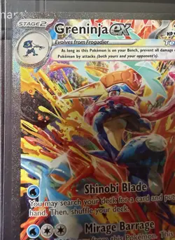 2024 POKEMON GRENINJA EX TWILIGHT MASQUERADE SPECIAL ILLUSTRATION #214/167! MINT - Image 2