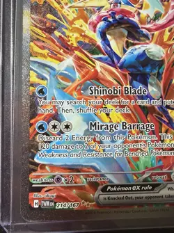 2024 POKEMON GRENINJA EX TWILIGHT MASQUERADE SPECIAL ILLUSTRATION #214/167! MINT - Image 5