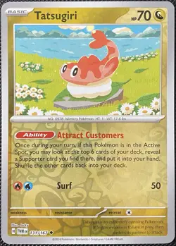 Tatsugiri 131/167 Sv06: Twilight Masquerade Reverse Holo - Pokemon Card - Image 1