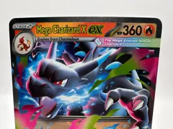Mega Charizard x Ex 13/94 Ultra Rare Phantasmal Flames Pokemon Card NM no002 - Image 2