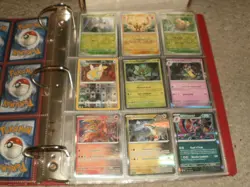 Pokemon Card Collection 172 Hologram Reverse Holo Plus 500 Cards In Binder / Box - Image 4