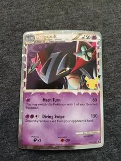 Pokemon TCG Dragapult (Prime) SWSH132 Celebrations Black Star Promo NM - Image 1
