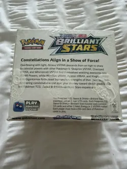 Pokemon TCG Brilliant Stars Booster Box 36 Packs Factory Sealed in Acrylic Case - Image 3