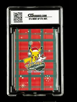 2024 Pokemon CG 10 Pristine VULPIX Christmas Data TCG XMAS Holiday CGC PSA - Image 2