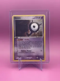 Pokemon Card - Unown (Y) Unseen Forces Y/28 Holo Rare LP - Image 1