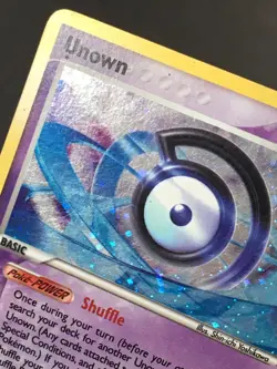Pokemon TCG Unown (D) D/28 Holo Rare Unseen Forces MP - Image 2