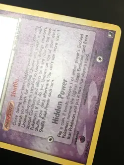 Pokemon TCG Unown (D) D/28 Holo Rare Unseen Forces MP - Image 4