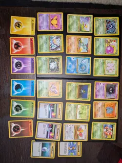 26x Pokemon Vintage Cards - Base Set Card Bundle WOTC - Excellent to NM - Image 1