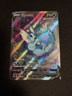 Pokemon Vaporeon V Sword & Shield SWSH181 Promo Full Art - Image 1