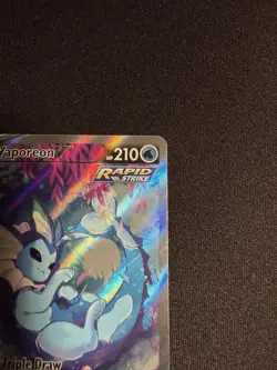 Pokemon Vaporeon V Sword & Shield SWSH181 Promo Full Art - Image 3