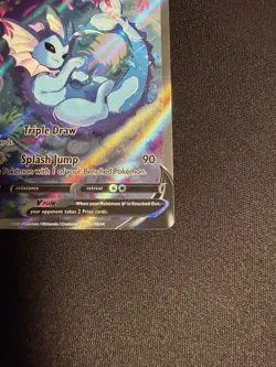 Pokemon Vaporeon V Sword & Shield SWSH181 Promo Full Art - Image 5