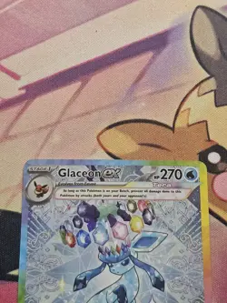 Pokemon Glaceon ex 150/131 Sv: Prismatic Evolutions Full Art Holo EX SIR - Image 3