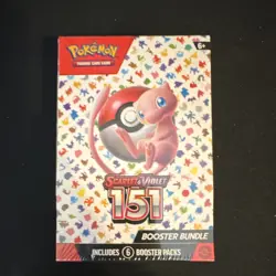 Pokemon Scarlet & Violet 151 Booster Bundle Box Mew 6 Booster Packs English - Image 1