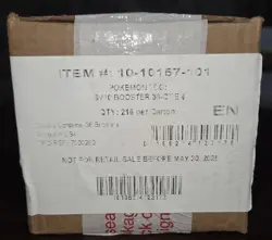 Pokemon TCG SV10 Destined Rivals Booster Box Case SEALED - Image 1