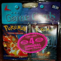 Legends Pokemon TCG Booster Packs 4x 2001 Neo Revelation Team Rocket Charizard - Image 1