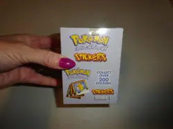 1999 Nintendo Artbox Pokemon Stickers Pack Box of 30 Factory Sealed Packs 601139116206 - Image 2