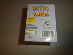 1999 Nintendo Artbox Pokemon Stickers Pack Box of 30 Factory Sealed Packs 601139116206 - Image 4