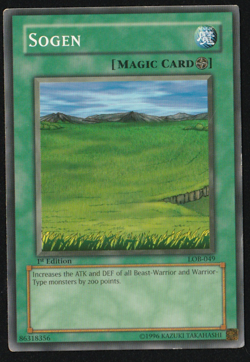 Sogen [1st Edition] LOB-049 - YuGiOh Legend of Blue Eyes White Dragon - Image 1