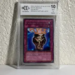 YUGIOH! 2002-DRAGON CAPTURE JAR-LOB-045-BCCG-10-MINT - Image 1